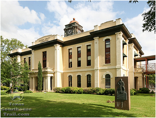 Bastrop County, Texas Courthouse - courtesy of http://www.texascourthousetrail.com
